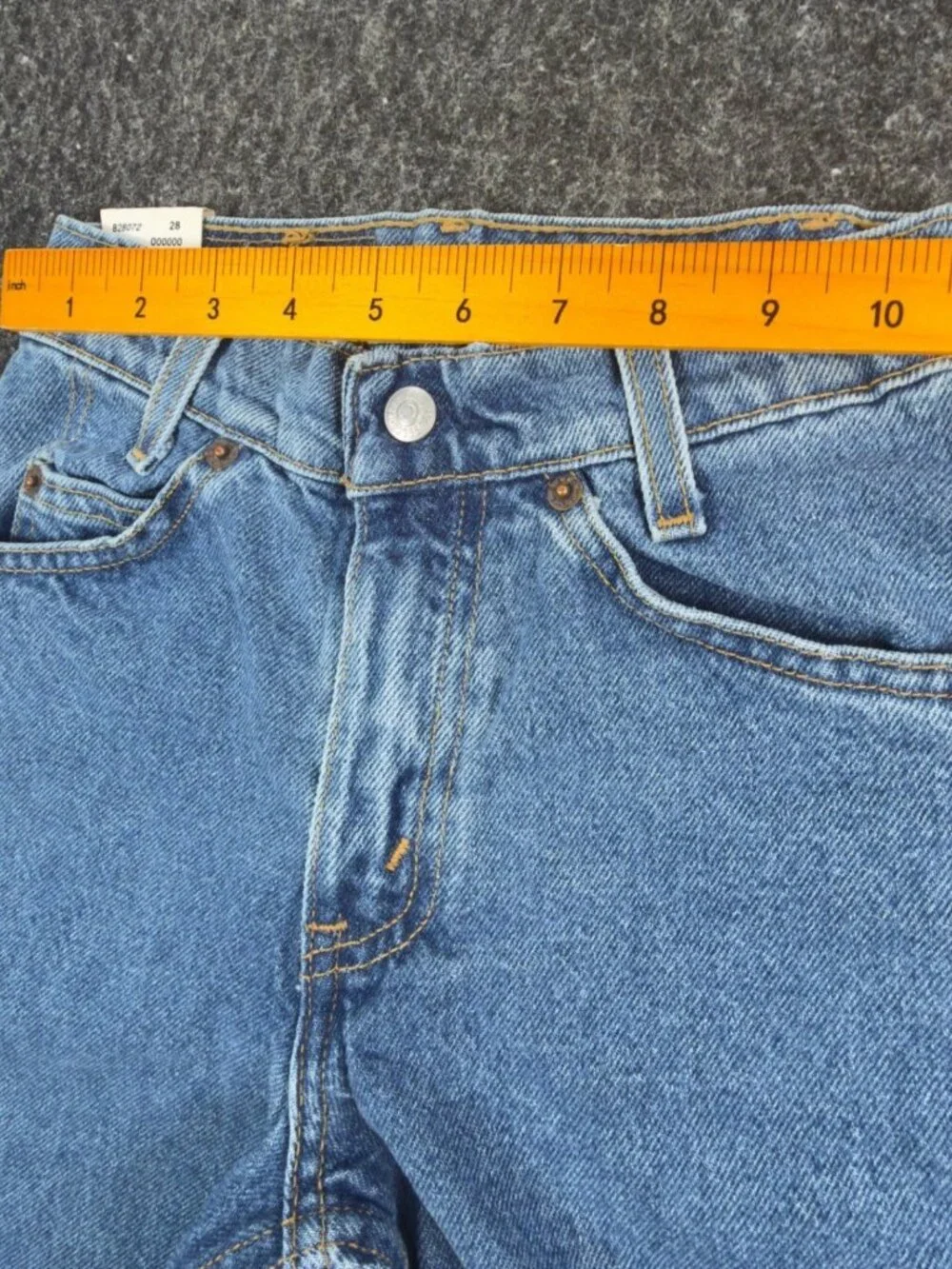 Levi's 550 Relaxed Fit Shorts Boys 10 Slim Blue Denim Vintage 90s New With Tags
